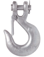 Heavy-Duty 1/2" Forged Clevis Hook With Safety Latch: Grade 70 Steel Yellow Chrome Finish 4x Breaking Strength - View #11