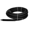 Picture of UberFlex™ High Pressure Wash Down Hose, 3/8" x 25' Swivel Ends with bend restrictions as noted, Black, 4000 PSI