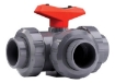 Picture of Ball Valves, PVC, Union Style, 1-1/4" FPT, Viton®