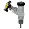 Picture of Top Connect Fill or Vapor Valve for NH3, 1-1/4" MPT x 1-3/4" Acme with plugged 1/4" FPT Side Port