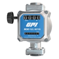 Picture of Fuel Flow Meter for G20/V25, 1" FPT, 5-30 GPM, Gallons, Bottom-Top