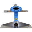 Picture of Eductor, 4" Flanged Top Inlet, 3" Hose Barb Outlets