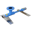 Picture of Eductor, 4" Flanged Top Inlet, 3" Hose Barb Outlets