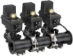 Picture of 12 Volt Shutoff Manifold System, Three Valve, Flanged Inlet, 1" FPT Outlets