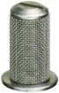 Picture of Nozzle Check Valve Strainer, Stainless Body, 50 Mesh Stainless Screen, 5 PSI Spring