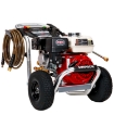 Picture of Direct Drive Pressure Washer: MAX 2.5 GPM @ 3500 PSI, GX200 HONDA Engine, CAT Pump, 25' Hose, Aluminum Frame