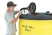 Picture of Double Wall Used Oil Tank, 120 Gallon, 33"D x 51" H