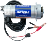 Picture of 12 Volt Tote & Go Motor ONLY with Gear Pak, 20' Cable with Clamps and Inline Fuse