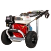 Picture of Direct Drive Pressure Washer: MAX 2.5 GPM @ 3500 PSI, GX200 HONDA Engine, CAT Pump, 25' Hose, Aluminum Frame