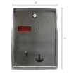 Picture of Bay Meter, Stainless Vault Style, Credit Card Tap to Pay, Digital Timer, 10 Position Switch