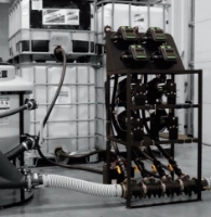 Picture of Auto-Batch Direct Injection System, Includes 4 Batching Pumps/Meters, 110 Volt, Viton, 3" Manifold (with Manual Valves on Manifold)