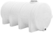 Picture of Horizontal Tank (Round), Polyethylene, 500 Gallon, 48" Diameter, 75" Length, 16" Fillwell, White Tank