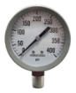 Picture of Pressure Gauge for Agricultural Ammonia NH3, Lower Mount, 60 PSI, Glass Lens, 2-1/2" Diameter, Dry Fill