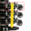 1-inch valve and clamp kit to add valve to a quick chem mix system