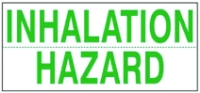 Picture of "Inhalation Hazard" Decal - 3" Letters