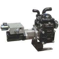 Picture of Diaphragm Pumps with Hydraulic Motor Drive, Max 67.0 GPM, Max 290 PSI, Inlet 2" HB, Outlet 1-1/4" HB
