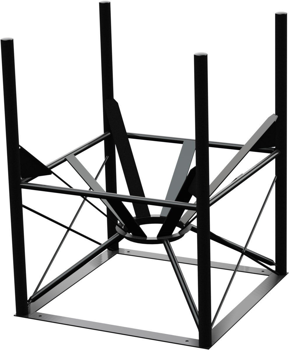 Ace Roto-Mold Tanks - Den Hartog Polyethylene Cone-Bottom Tank Stands ...