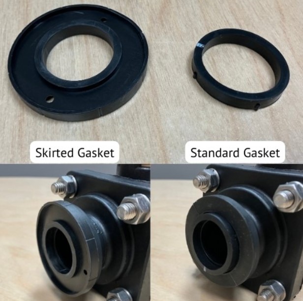 Skirted Gasket and Standard Gasket for agriculture use.