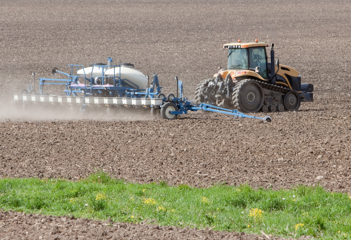 Planter and Tractor