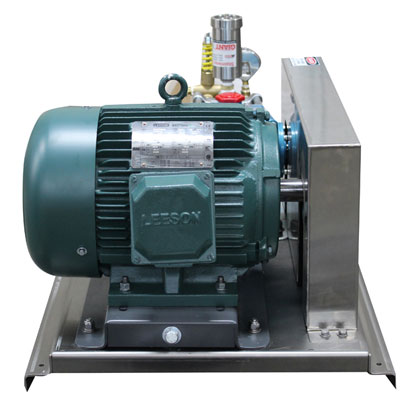 Picture of General Plunger Pump / Motor Unit: 43 GPM, 1000 PSI, 25 HP, Powder Coated Frame