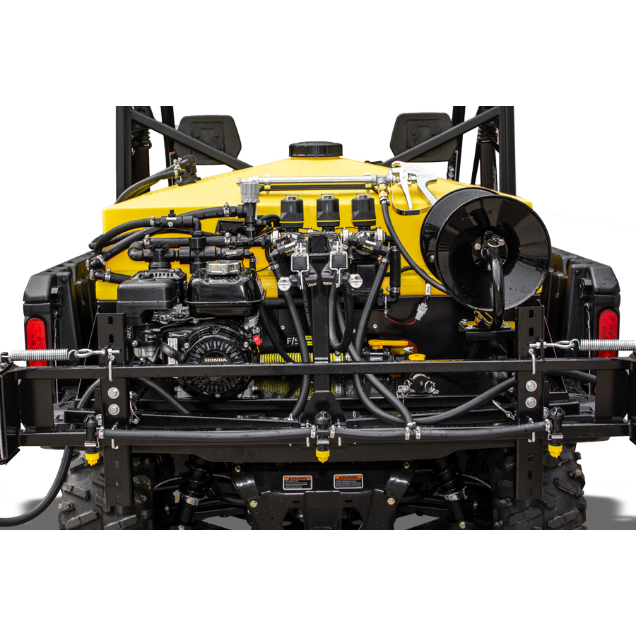 Picture of UTV Skid Sprayer, Centrifugal Pump, Electric Control, 3 Section KZ Valve with 744A Teejet Controller, Boom Sold Separately, 100 Gallon