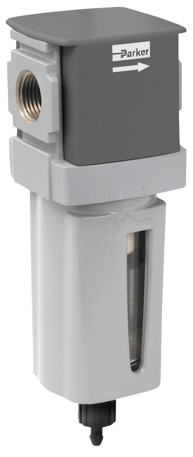Parker Hannifin Pneumatics Air Line Filter, 3/8" FPT Port, 64 CFM Flow