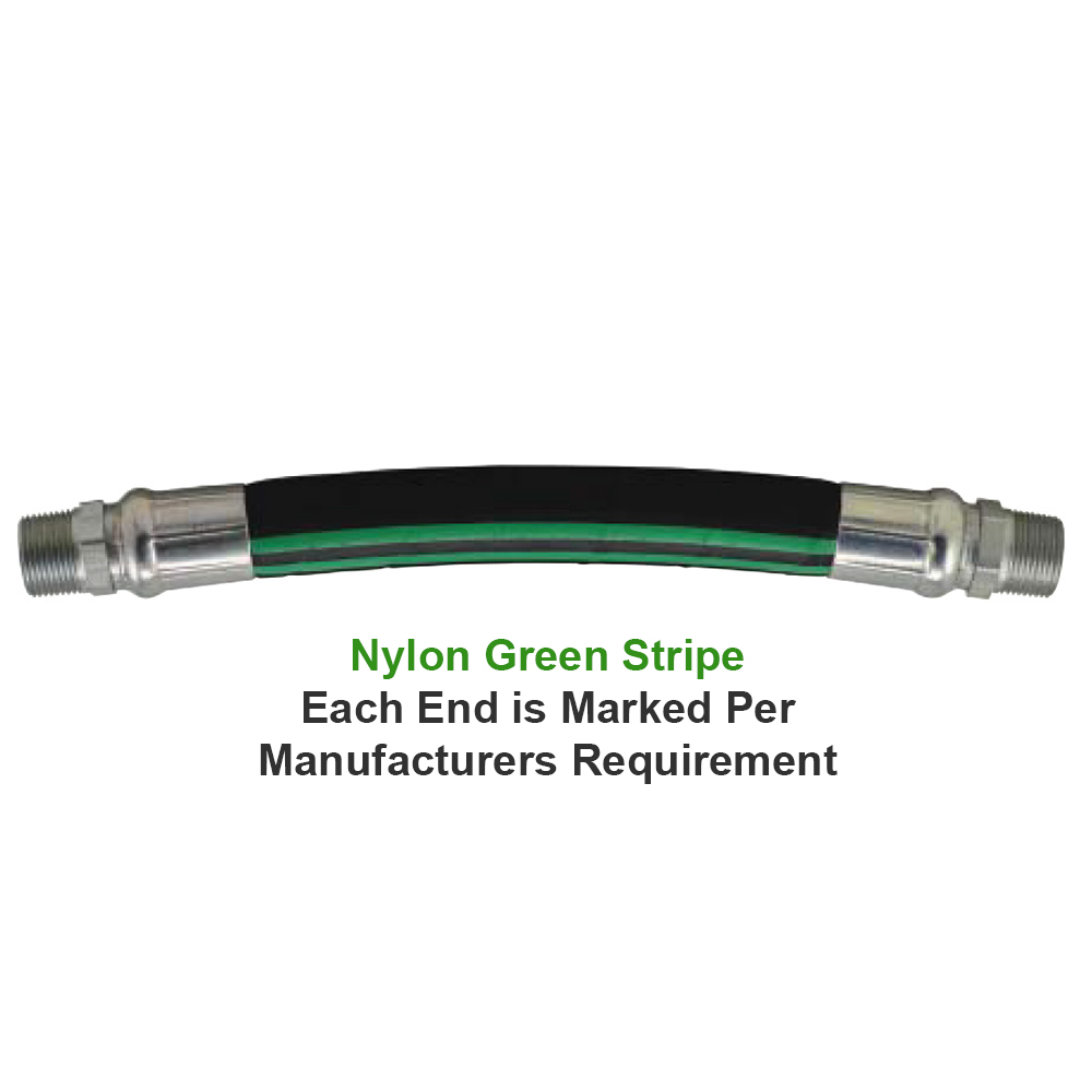 Picture of Series 7262 Hose Assembly, 1-1/4" I.D., 1.78" O.D., 1-1/4" MPT Ends, 20' Length, 12" Bend Radius