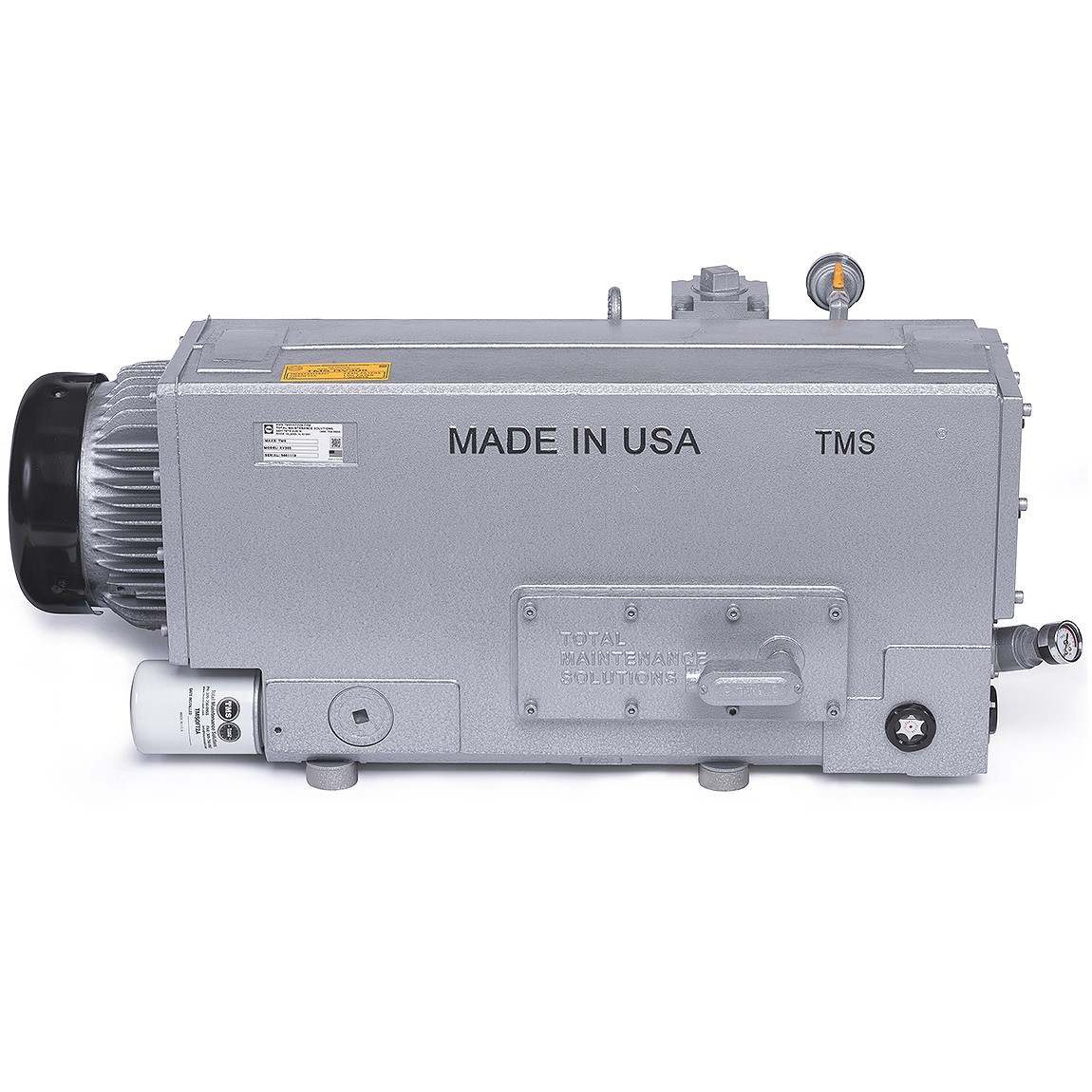 Picture of Vacuum Pump, Rotary Vane, Model RV305, Steel, 212CFM, 2" FPT Ports, 15 HP, 1800 RPM